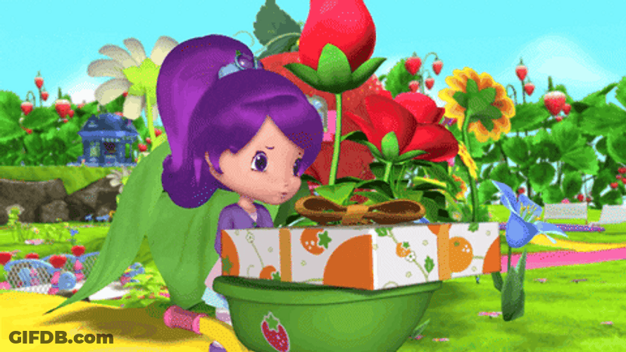 Happy Birthday Sis Plum Pudding Unboxing GIF