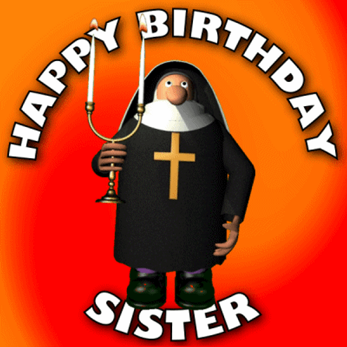 Happy Birthday Sis Sister Candle GIF