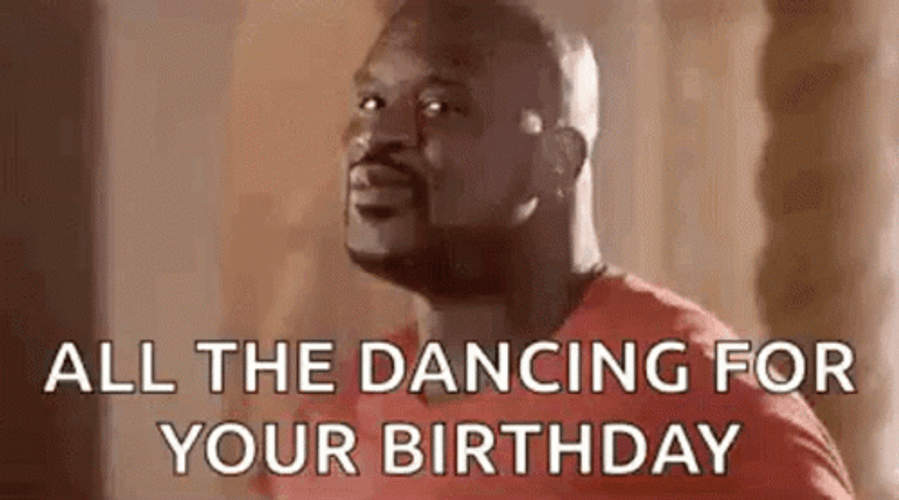Happy Birthday Sister Funny Meme Man Cat Dancing GIF