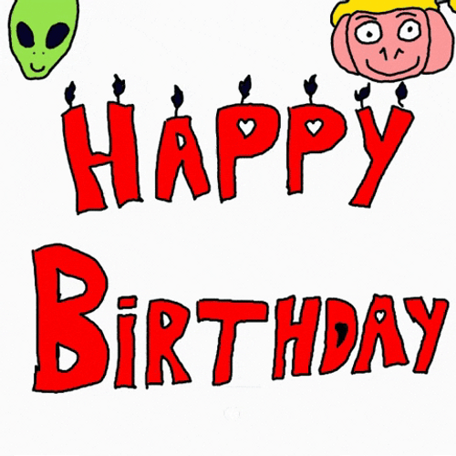 Happy Birthday Sister In Law Funny Animated Art Meme GIF