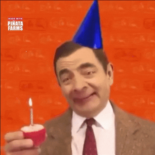 Happy Birthday Sister In Law Funny Mr Bean Meme GIF