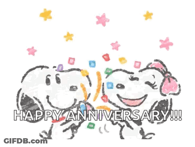 Happy Birthday Snoopy Celebrate GIF