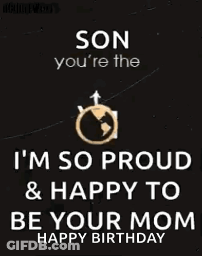 Happy Birthday Son I Love You GIF