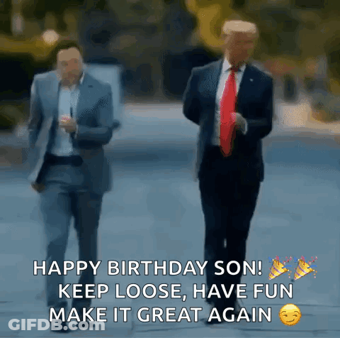 Happy Birthday Son Keep Loose Have Fun GIF