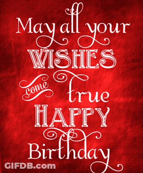Happy Birthday Son May Your Wishes Come True GIF