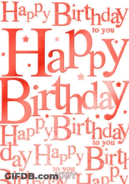 Happy Birthday Son Text Effect GIF