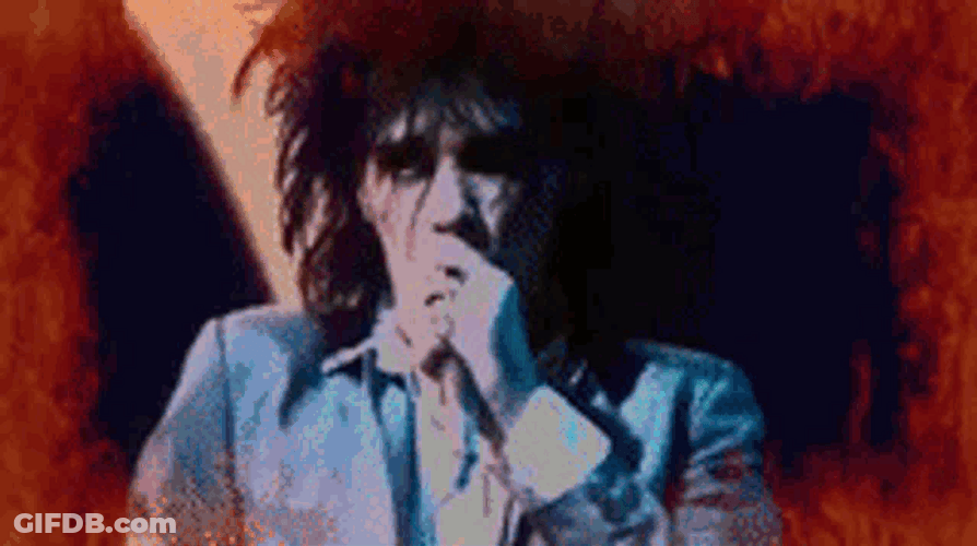 Happy Birthday Song Halloween Nick Cave Goth Band GIF