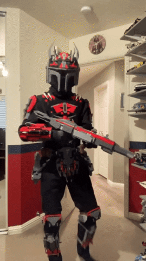 Happy Birthday Star Wars Costume Guy GIF
