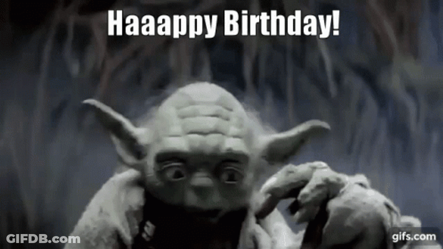 Happy Birthday Star Wars GIF