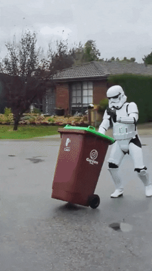 Happy Birthday Star Wars Trash Wars GIF