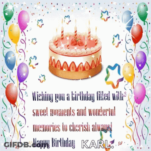 Happy Birthday Sweet Wishes GIF
