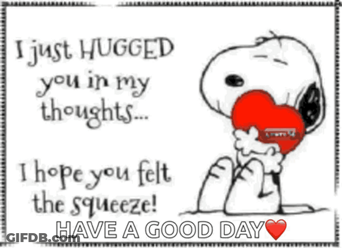 Happy Birthday Thoughts Of Snoopy GIF