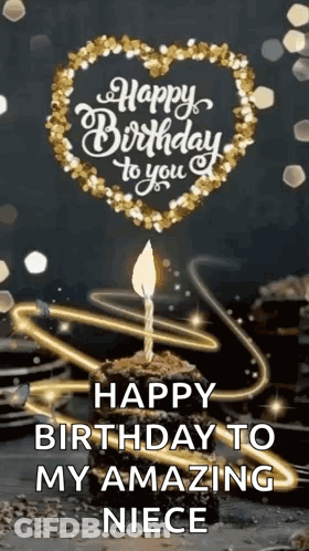 Happy Birthday To You And Happy Birthday To My Amazing Niece GIF