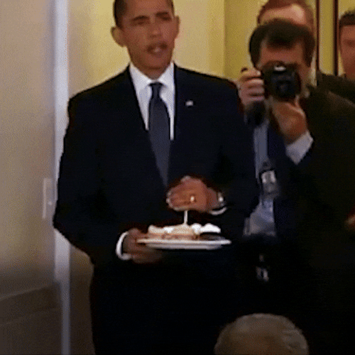 Happy Birthday To You Barack Obama GIF