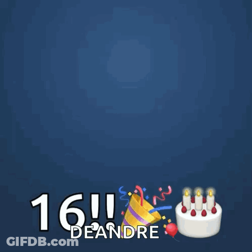 Happy Birthday To You Birthday Card With Cake GIF