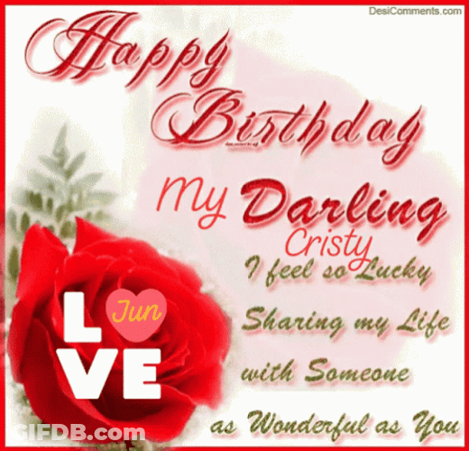 Happy Birthday To You Dear Love Wife GIF
