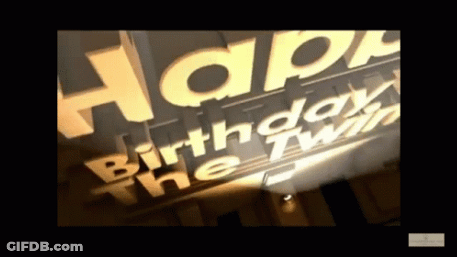 Happy Birthday Twins Grand Greetings GIF