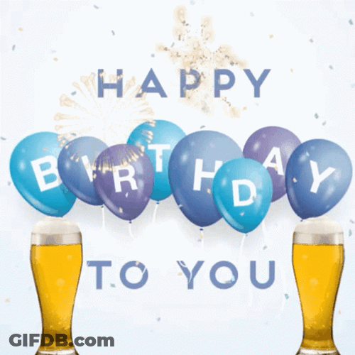 Happy Birthday Uncle Beer Mugs Cheers GIF