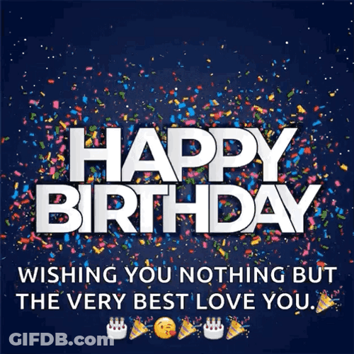 Happy Birthday Uncle Best Love Greeting GIF