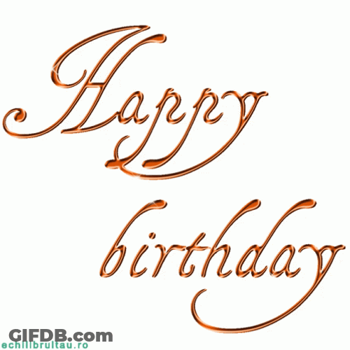 Happy Birthday Uncle Flashy Minimalist Art GIF