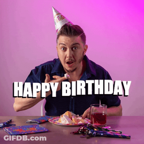 Happy Birthday Uncle Stop Motion Animation GIF