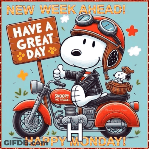 Happy Birthday Week Snoopy GIF