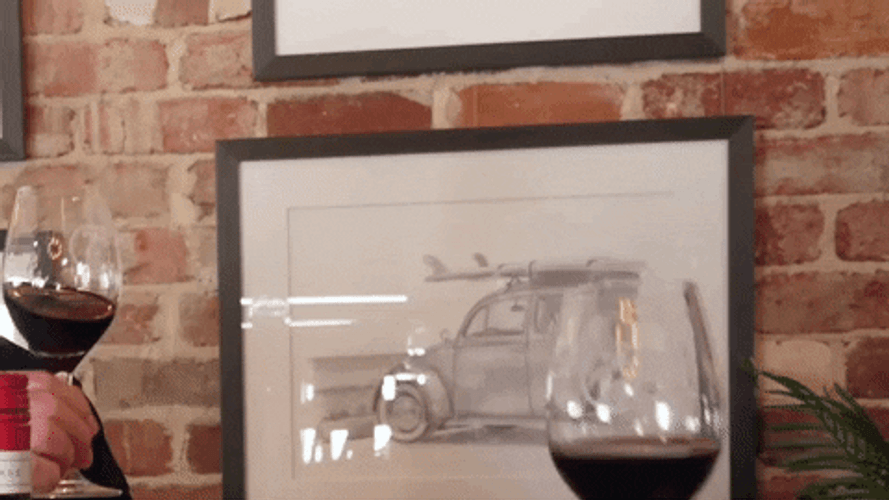 Happy Birthday Wine Gentle Toast GIF