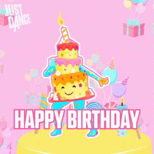 Happy Birthday Wishes Dancing Cake GIF