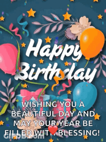 Happy Birthday Wishing You A Beautiful Day GIF