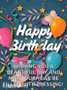 Happy Birthday Wishing You A Beautiful Day GIF