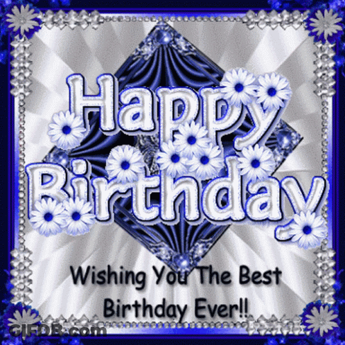Happy Birthday Wishing You The Best Birthday Ever Card GIF