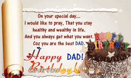 Happy Birthday You Are The Best GIF