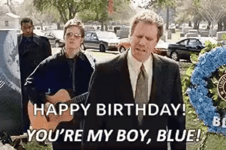 Happy Birthday You're My Boy Blue GIF