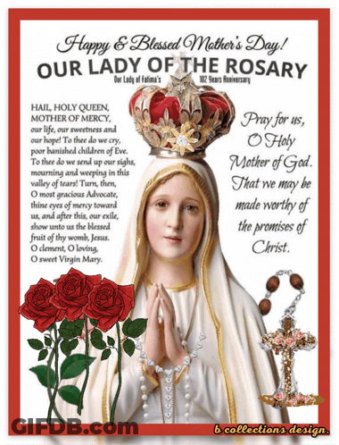 Happy Blessed Mothers Day Poster GIF