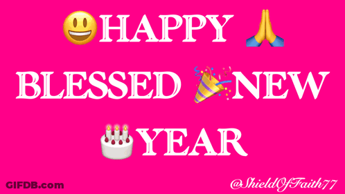 Happy Blessed New Year GIF
