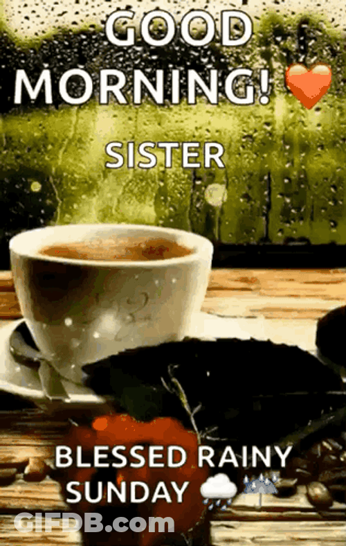 Happy Blessed Rainy Sunday GIF