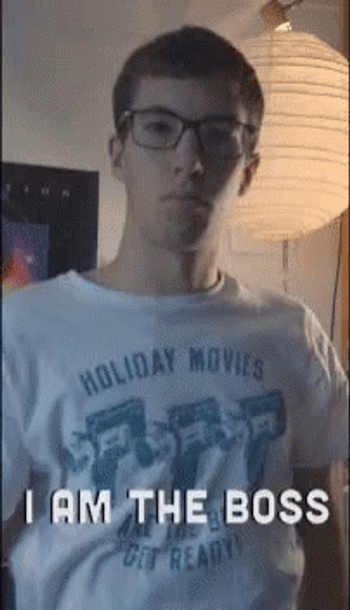 Happy Boss Day I Am The Boos Nerd GIF