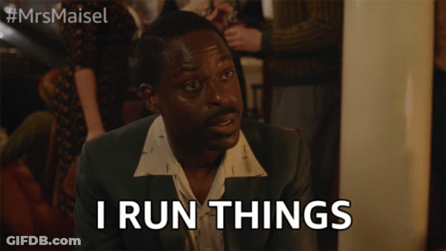 Happy Boss Day I Run Things GIF