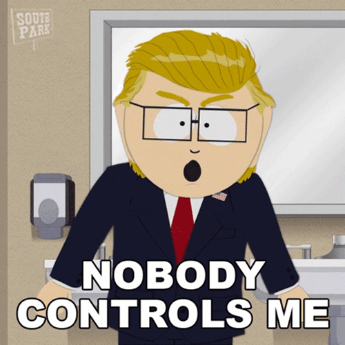 Happy Boss Day Nobody Controls Me GIF
