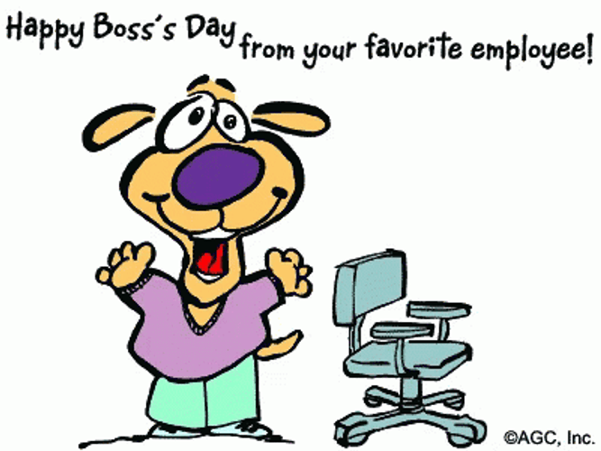 Happy Bosses Day From Your Favorite Employee GIF