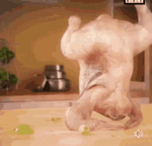 Happy Breakdancing Turkey Meme GIF