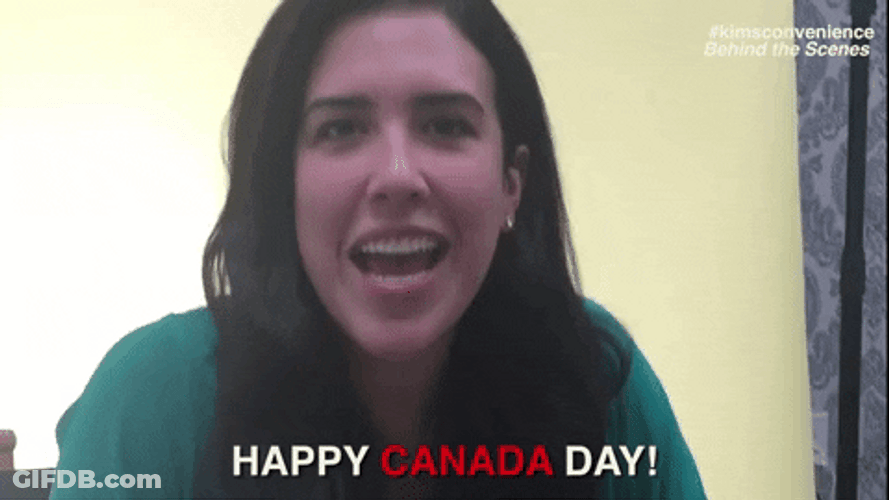 Happy Canada Day Fine Looking Lady GIF