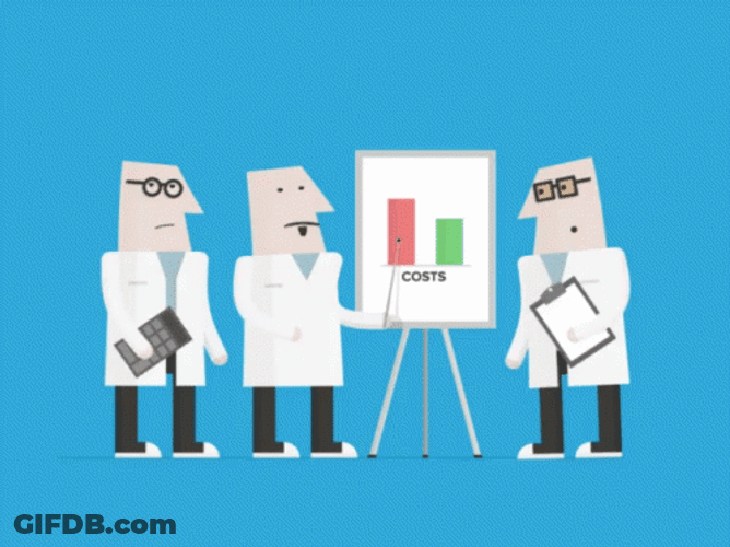 Happy Cartoon Science Presentation GIF