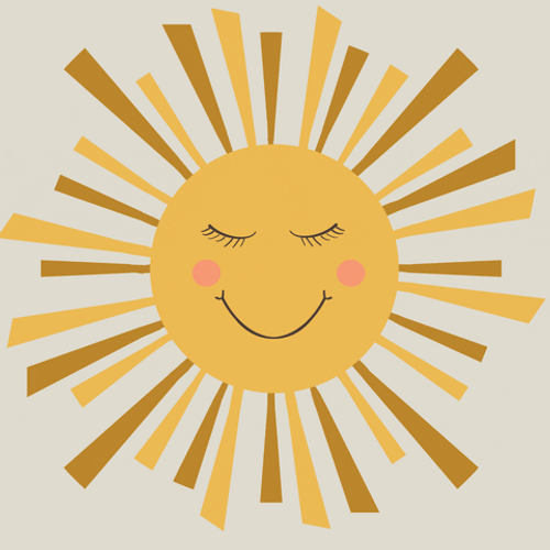 Happy Cartoon Sun GIF