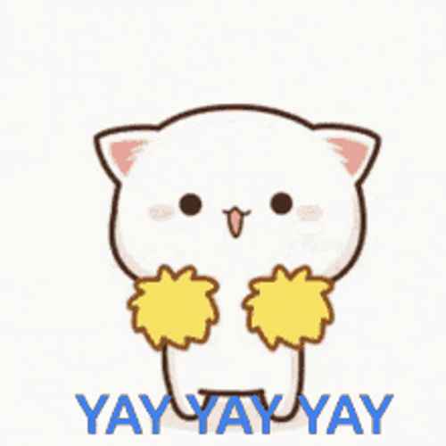 Happy Celebration Cat Yay GIF