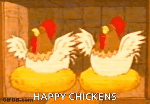 Happy Chickens Hatching GIF