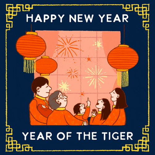 Happy Chinese New Year Family GIF