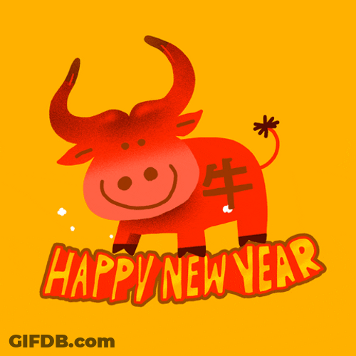 Happy Chinese New Year Ox GIF