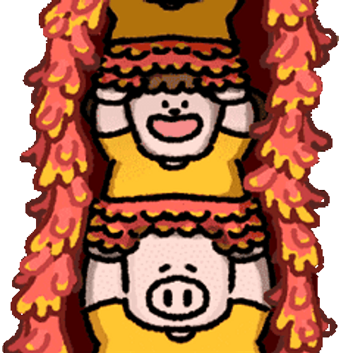 Happy Chinese New Year Scroll GIF