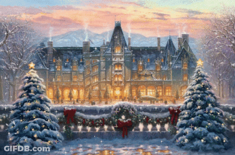 Happy Christmas Harry Christmas Castle GIF